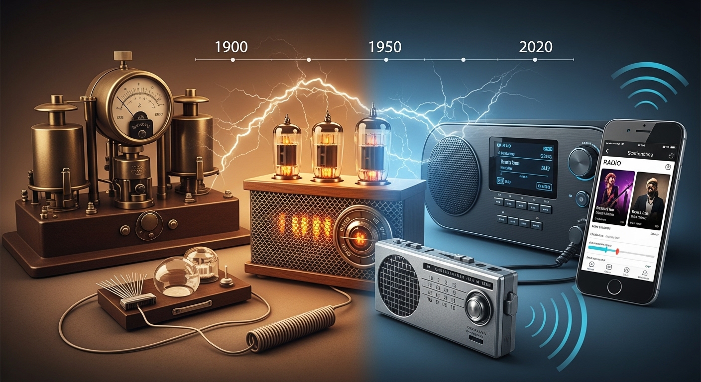 evolução tecnológica da rádio