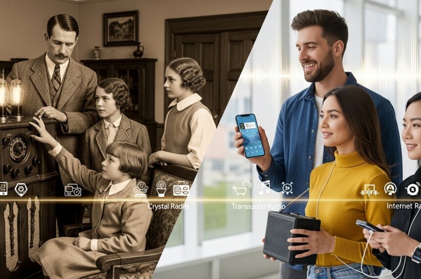 evolução tecnológica da rádio