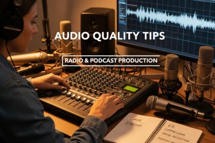 Aprenda como melhorar qualidade de áudio para rádio e podcast